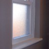 Bathroom window after remodel in home on Bradley Boulevard in Bethesda, MD. 