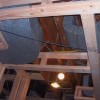 Ductwork and framing for basement remodel in home on Bradley Boulevard in Bethesda, MD.